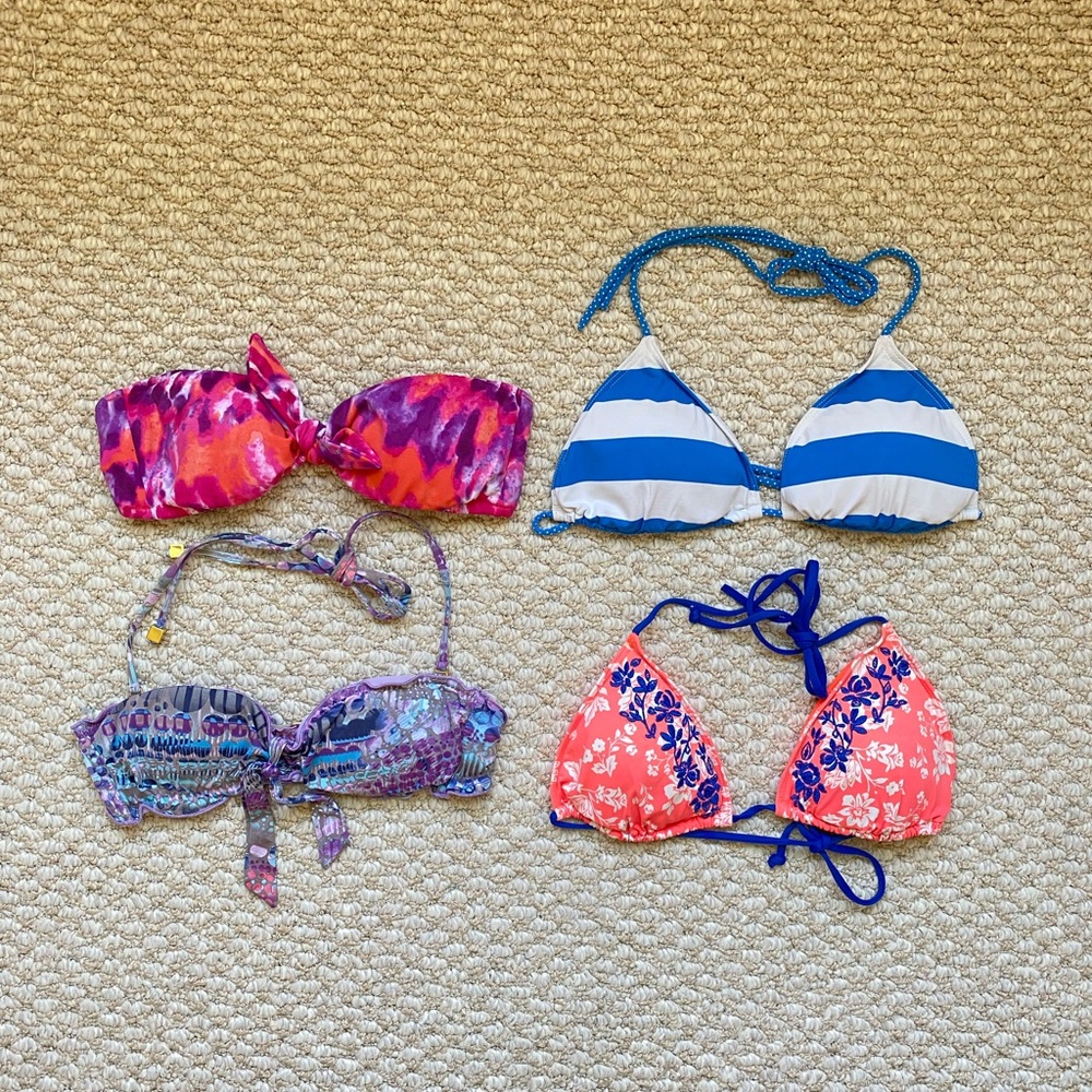 Bikini tops x4